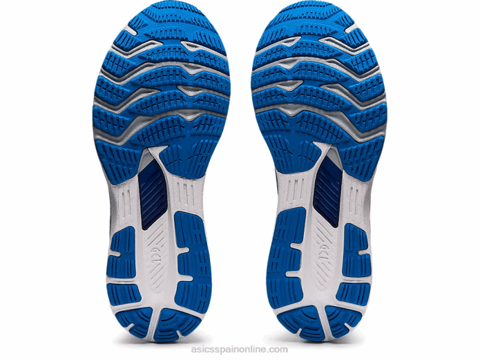 gel-kayano 28 mk Asics 4L681642 gris portador/azul eléctrico