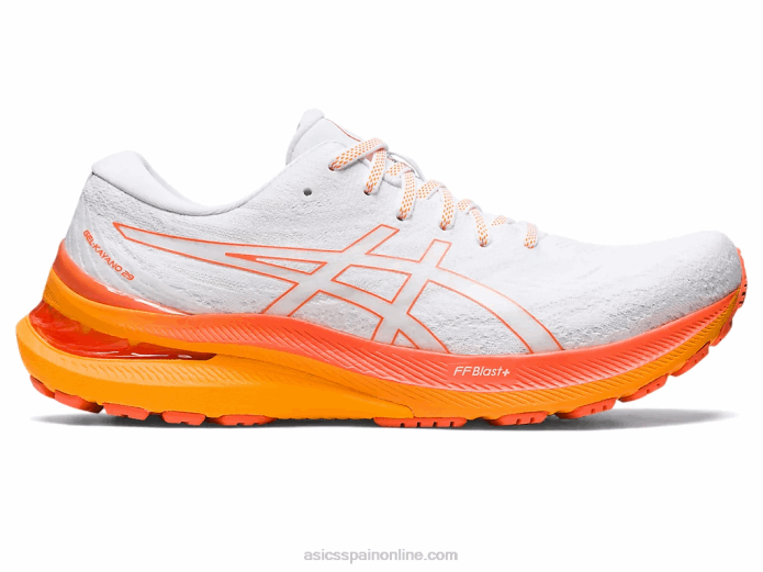 gel-kayano 29 Asics 4L68330 blanco/naranja nova