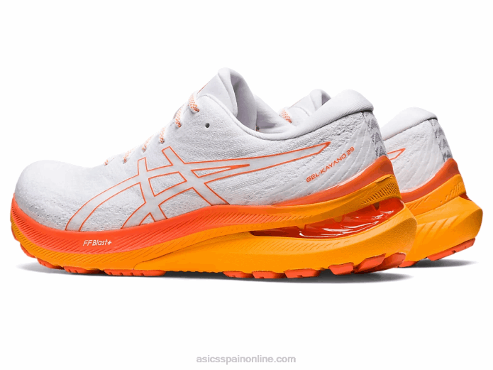 gel-kayano 29 Asics 4L68330 blanco/naranja nova