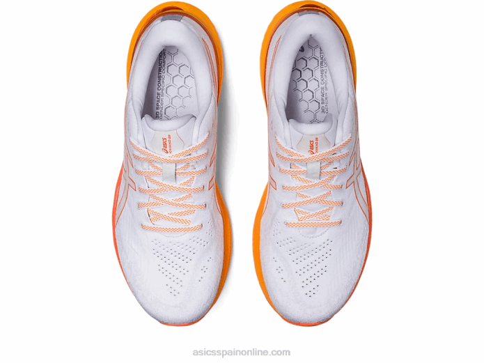 gel-kayano 29 Asics 4L68330 blanco/naranja nova