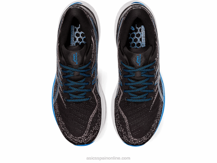 gel-kayano 29 Asics 4L68930 negro/azul eléctrico