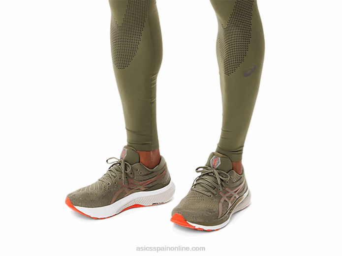 gel-kayano 29 Asics 4L68945 manto verde/tomate cherry