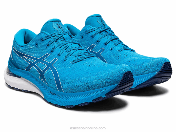 gel-kayano 29 ancho Asics 4L68400 isla azul/blanco