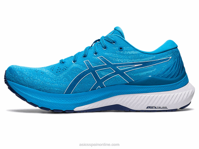 gel-kayano 29 ancho Asics 4L68400 isla azul/blanco