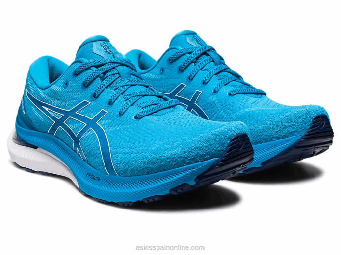 gel-kayano 29 extra ancho Asics 4L68391 isla azul/blanco