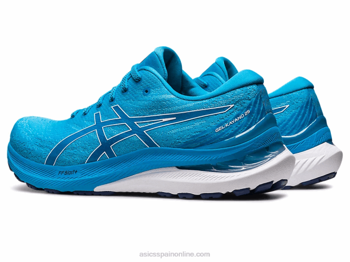 gel-kayano 29 extra ancho Asics 4L68391 isla azul/blanco