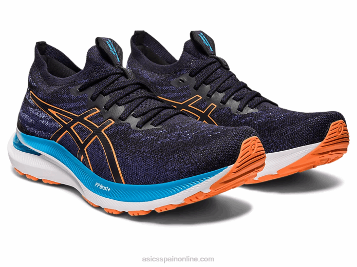 gel-kayano 29 mk Asics 4L68622 azul índigo/melocotón sol