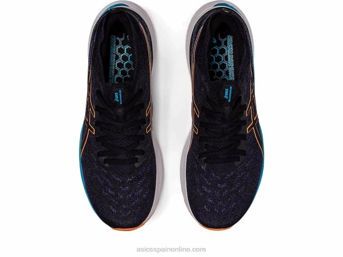 gel-kayano 29 mk Asics 4L68622 azul índigo/melocotón sol