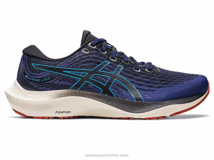 gel-kayano lite 3 Asics 4L68635 azul índigo/negro