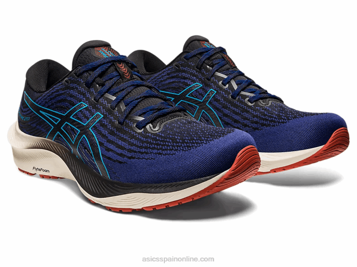 gel-kayano lite 3 Asics 4L68635 azul índigo/negro