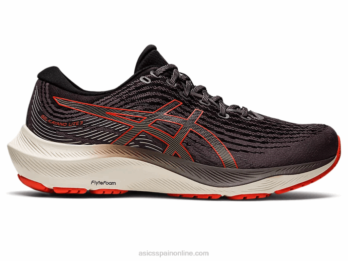 gel-kayano lite 3 Asics 4L68827 sombra de humo/tomate cherry