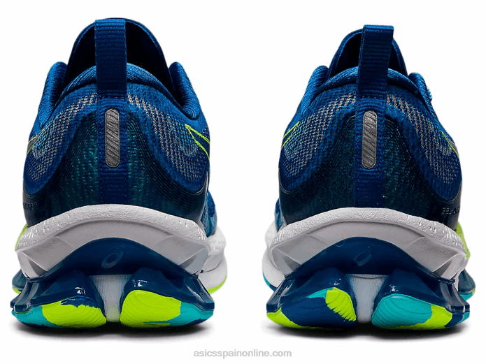 gel-kinsei explosión le Asics 4L681537 unidad de lago/peligro verde