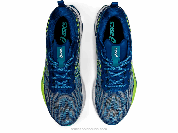 gel-kinsei explosión le Asics 4L681537 unidad de lago/peligro verde