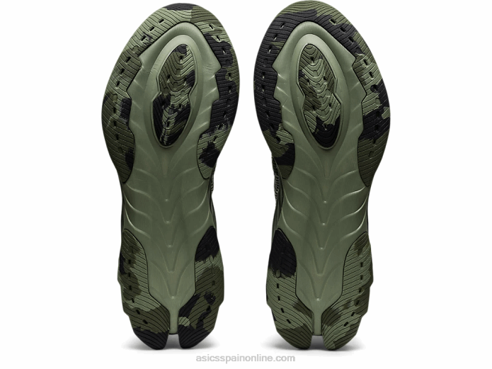 gel-kinsei explosión le Asics 4L68654 liquen verde/blanco