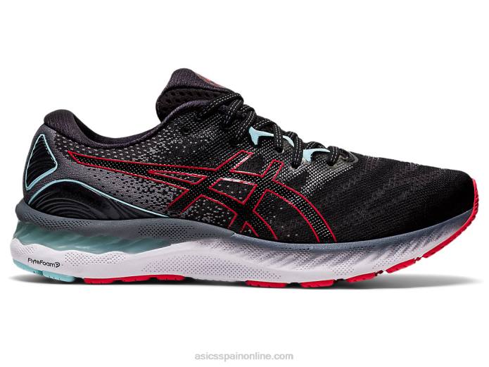 gel-nimbus 23 Asics 4L681861 negro/rojo eléctrico