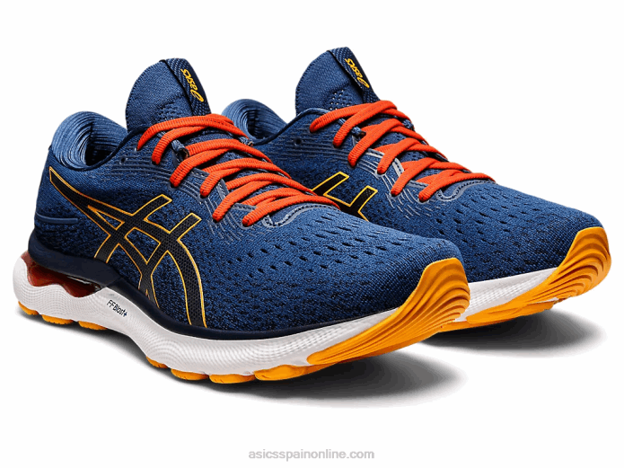 gel-nimbus 24 Asics 4L681197 azul medianoche/cítrico