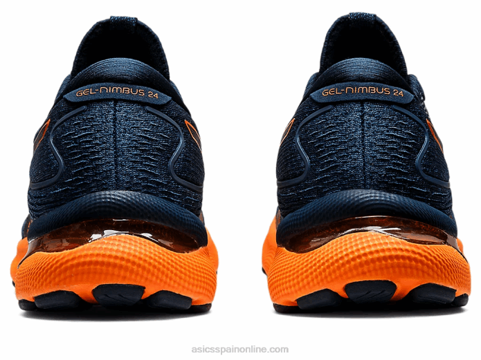 gel-nimbus 24 Asics 4L681550 azul francés/naranja impactante