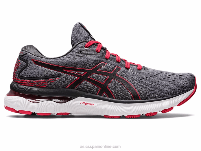 gel-nimbus 24 Asics 4L68213 metrópolis/rojo clásico