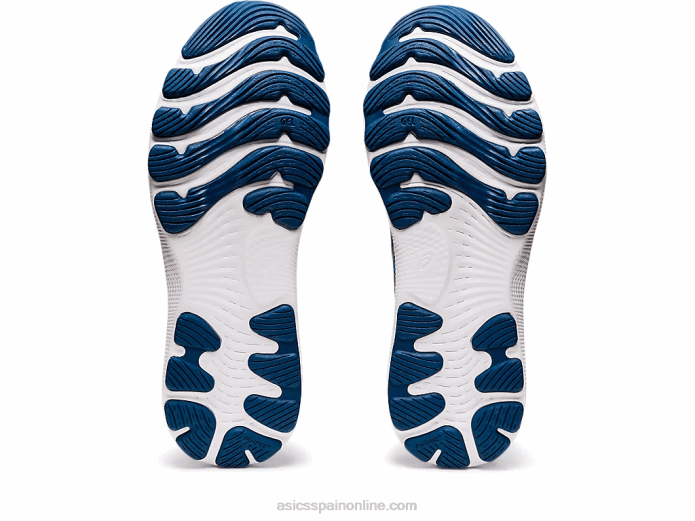 gel-nimbus 24 de ancho Asics 4L681467 unidad de lago/peligro verde