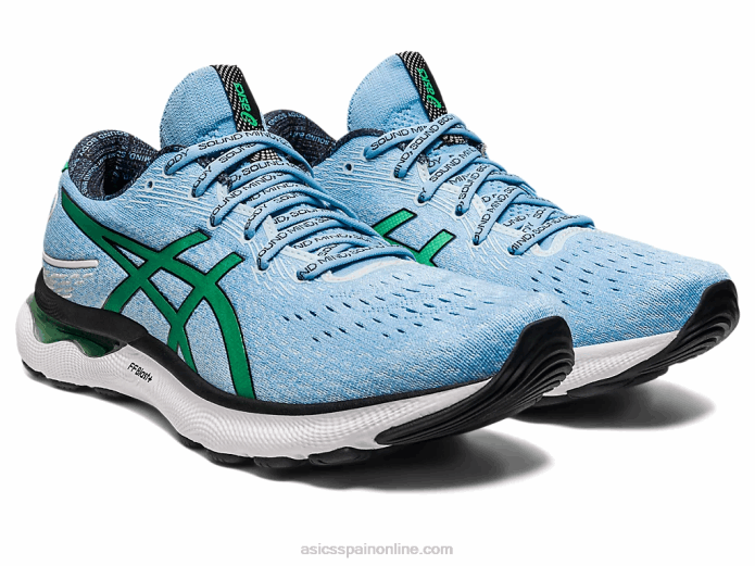 gel-nimbus 24 edición limitada Asics 4L681014 cielo ártico/cilantro