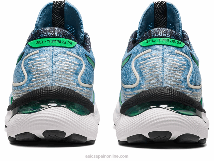 gel-nimbus 24 edición limitada Asics 4L681014 cielo ártico/cilantro