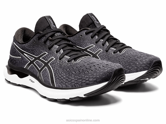 gel-nimbus 24 extra ancho Asics 4L681466 blanco negro
