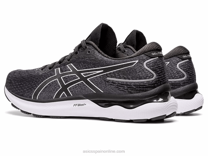 gel-nimbus 24 extra ancho Asics 4L681466 blanco negro