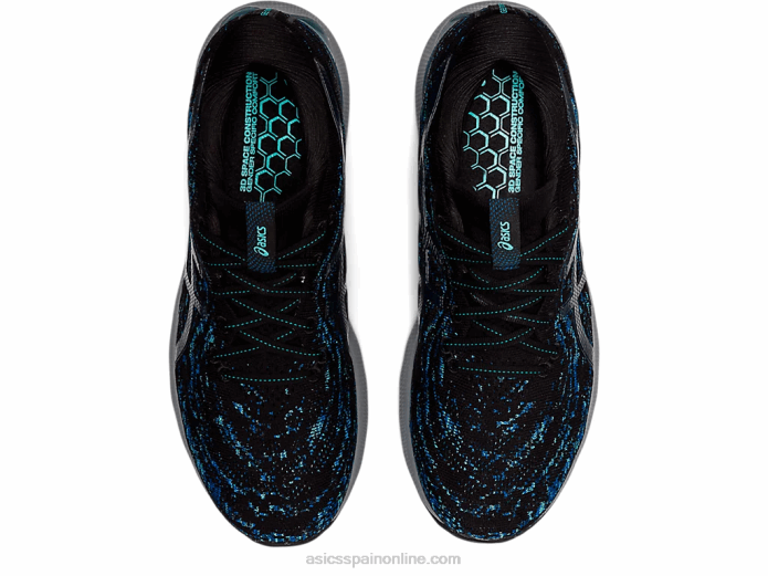 gel-nimbus 24 mk Asics 4L681193 negro/azul mako