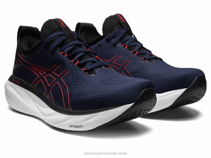 gel-nimbus 25 Asics 4L68333 medianoche/rojo eléctrico