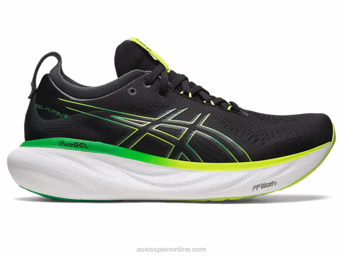 gel-nimbus 25 Asics 4L68339 ralladura de lima/negra