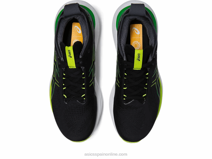 gel-nimbus 25 Asics 4L68339 ralladura de lima/negra