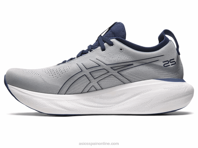 gel-nimbus 25 de ancho Asics 4L68338 yeso/azul índigo