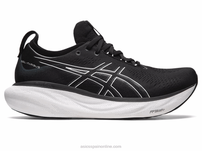 gel-nimbus 25 de ancho Asics 4L68340 negro/plata pura