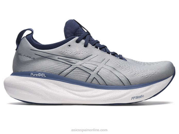 gel-nimbus 25 extra ancho Asics 4L68164 yeso/azul índigo