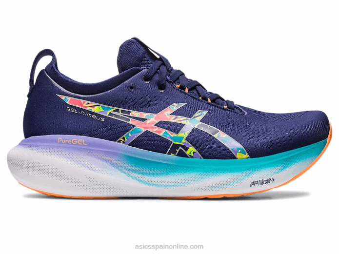 gel-nimbus 25 lite-espectáculo Asics 4L68343 ralladura de lima/espectáculo ligero