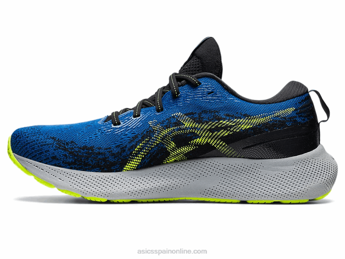 gel-nimbus lite 3 Asics 4L681572 unidad de lago/peligro verde