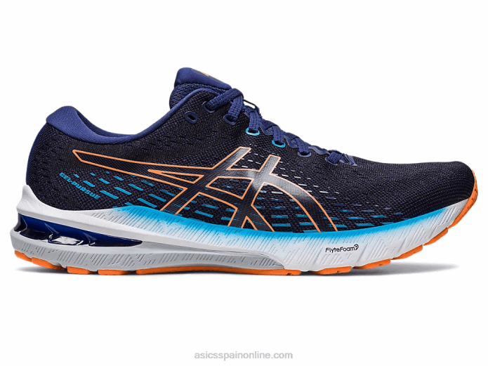 gel-perseguir 8 Asics 4L68480 azul índigo/melocotón sol