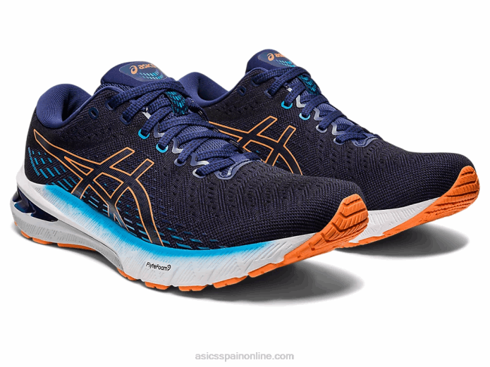gel-perseguir 8 Asics 4L68480 azul índigo/melocotón sol