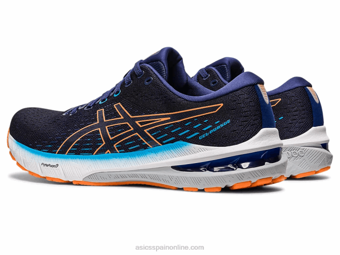 gel-perseguir 8 Asics 4L68480 azul índigo/melocotón sol