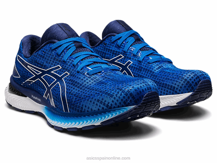 gel-saiun Asics 4L68496 azul eléctrico/blanco