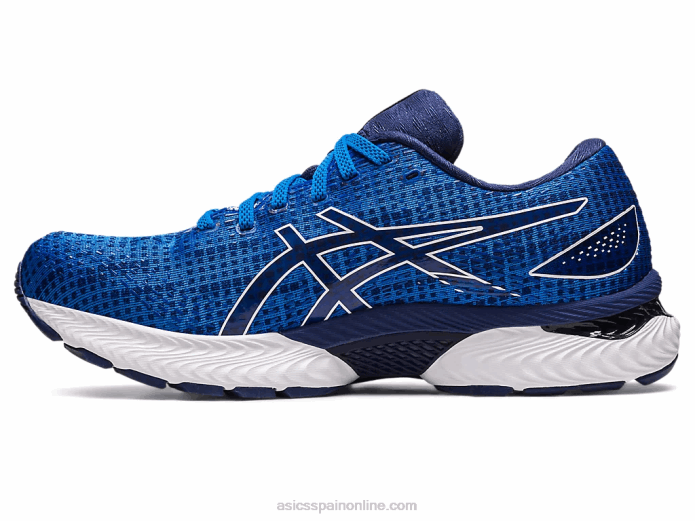 gel-saiun Asics 4L68496 azul eléctrico/blanco