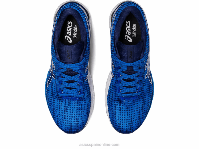 gel-saiun Asics 4L68496 azul eléctrico/blanco