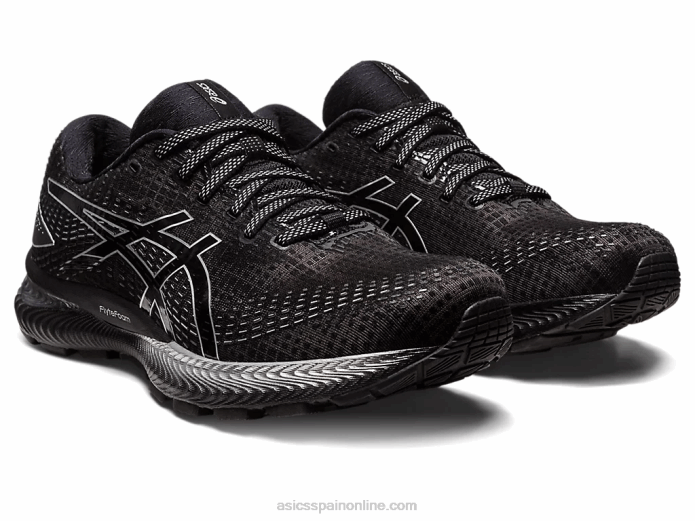 gel-saiun Asics 4L68509 negro/plata pura