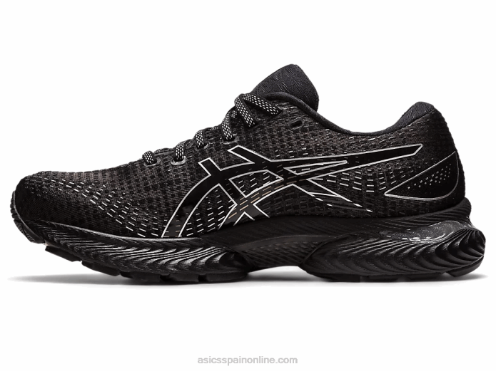 gel-saiun Asics 4L68509 negro/plata pura