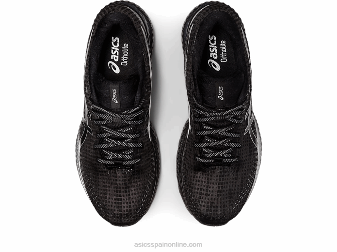 gel-saiun Asics 4L68509 negro/plata pura