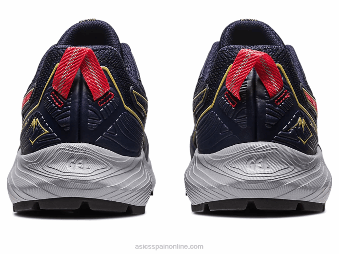 gel-sonoma 7 Asics 4L68116 medianoche/rojo eléctrico