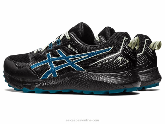 gel-sonoma 7 gtx Asics 4L68244 negro/tinta verde azulado