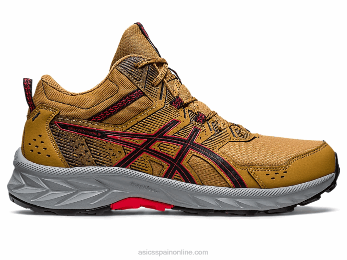 gel-venture 9 mt Asics 4L68121 bronceado presidio/rojo eléctrico