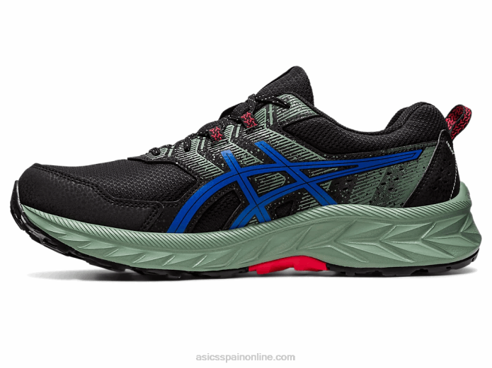 gel-venture extra ancho Asics 4L6887 negro/azul atún