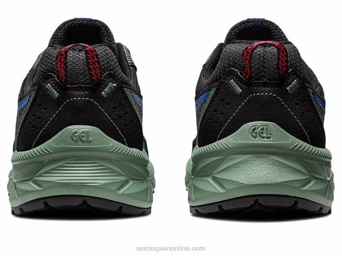 gel-venture extra ancho Asics 4L6887 negro/azul atún